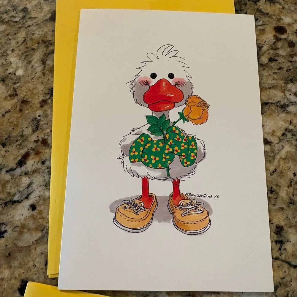 12 Suzys Zoo Greeting Cards Get Well Holidays Current‎ 1980s with Envelopes